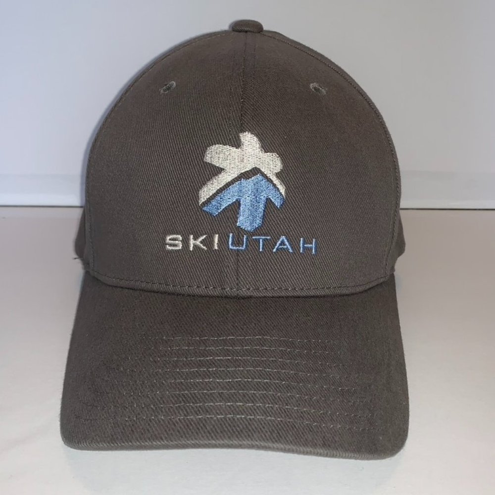 VGUC Ski Utah Flexfit Hat Gray Size S/M